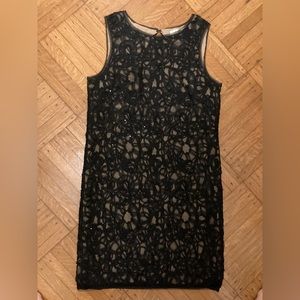 Max Studio black sheath lace cocktail dress